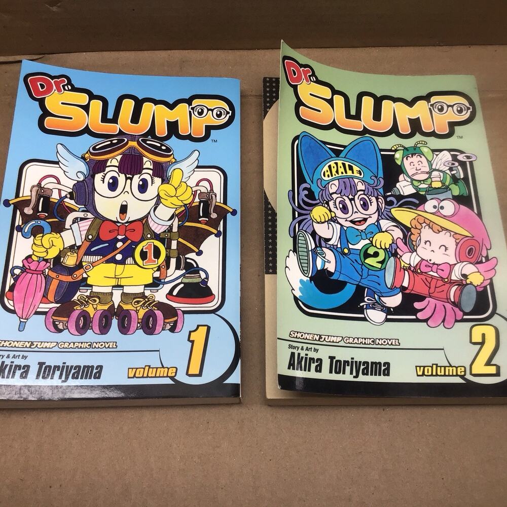 Dr Slump Manga Lot Vol 1-2 Akira Toriyama English Shonen Jump Viz Media 2005